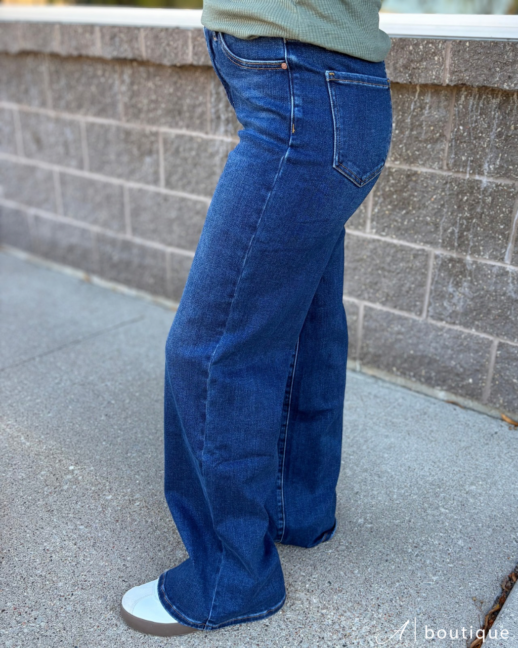 Linda High Rise Wide Leg Denim