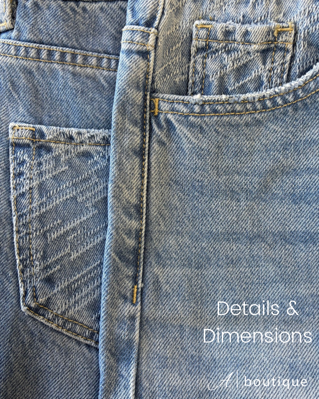 Decker High Rise Straight Leg Denim