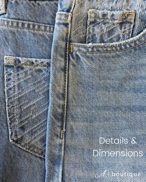 Decker High Rise Straight Leg Denim