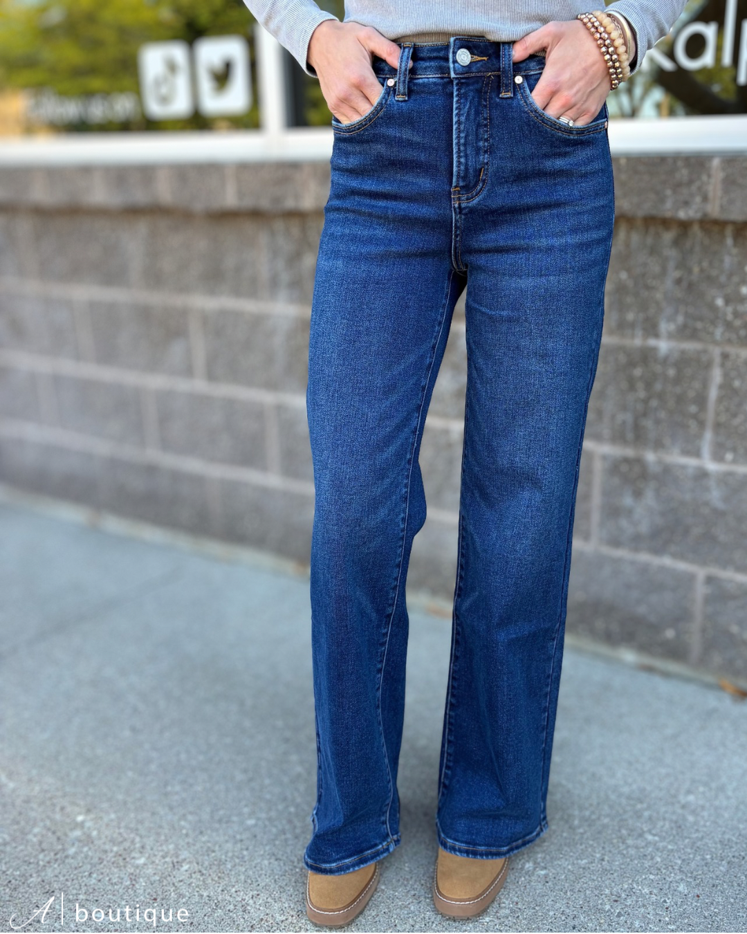 Linda High Rise Wide Leg Denim