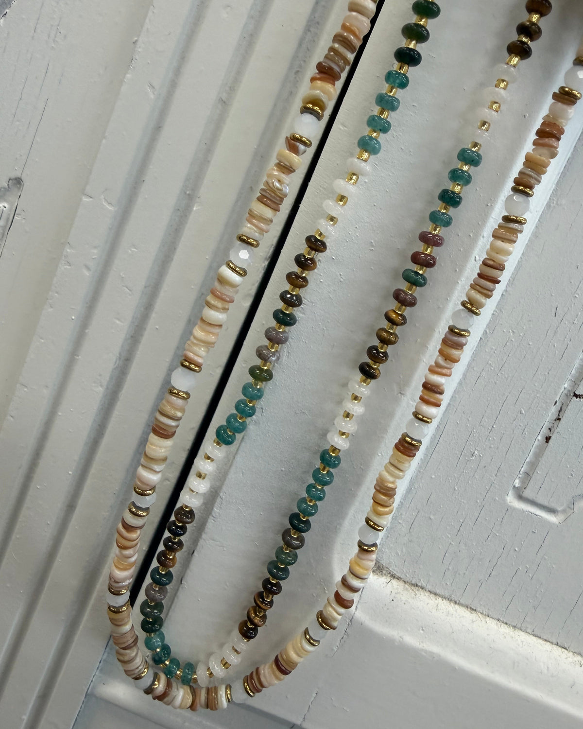 Neutral Beaded Necklace