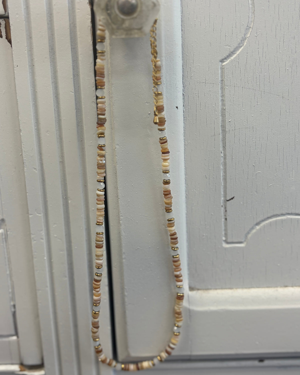 Neutral Beaded Necklace
