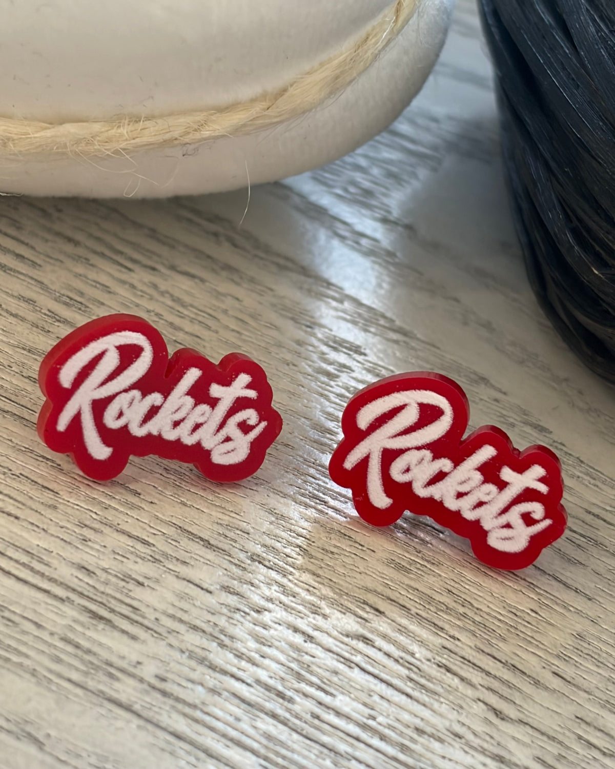 Rockets Game Day Stud Earrings