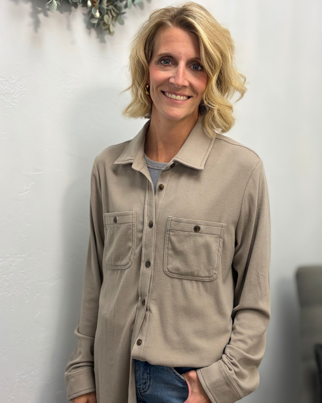 Super Soft Button Up