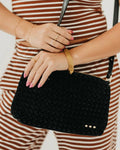 Suede Hobo Shoulder Bag