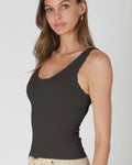 Reversible Scallop Edge Tank Top