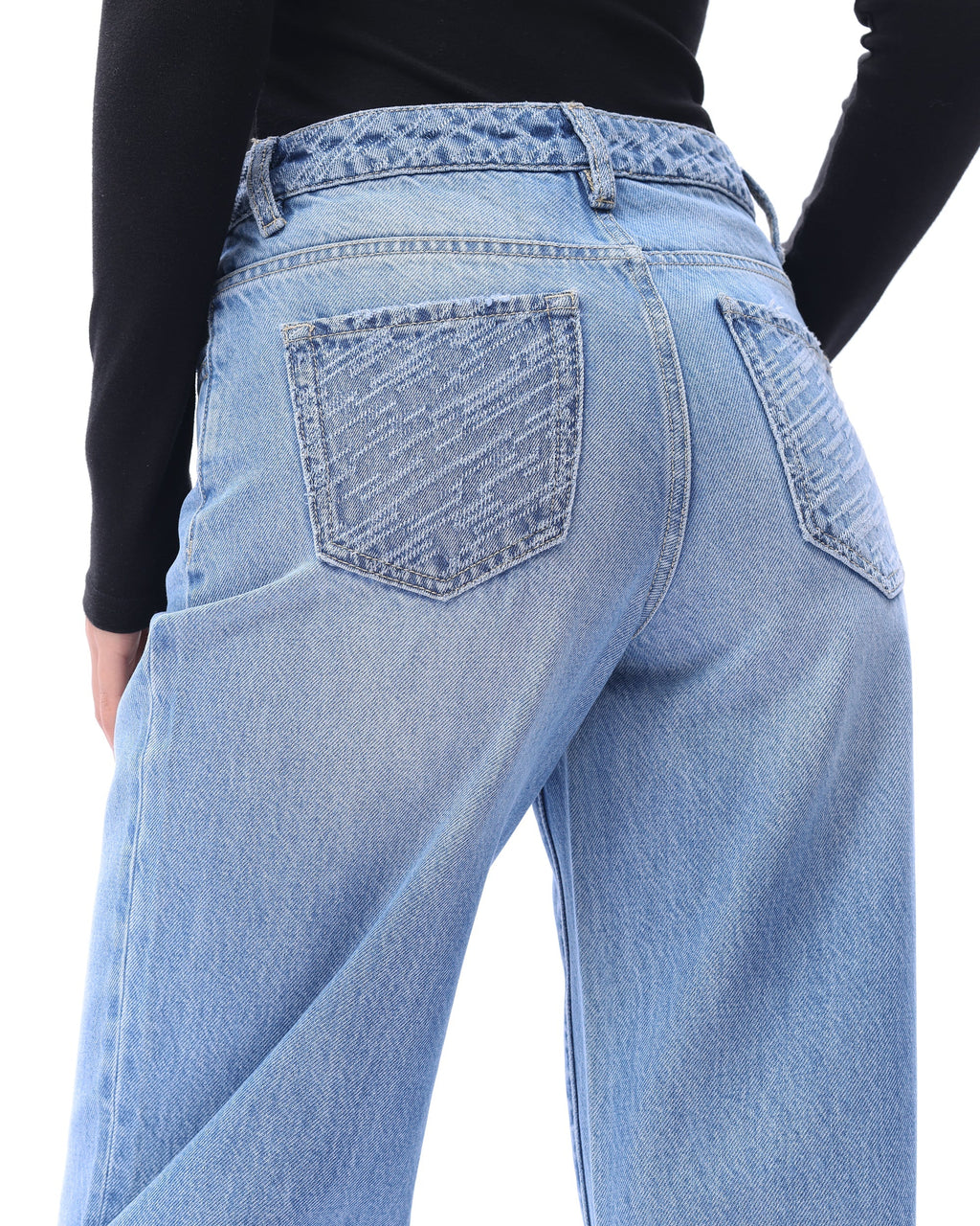Decker High Rise Straight Leg Denim