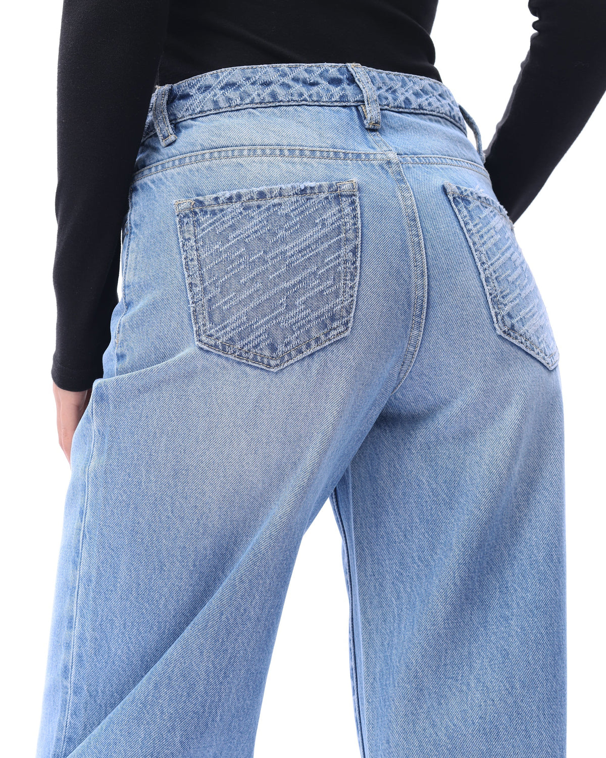 Decker High Rise Straight Leg Denim